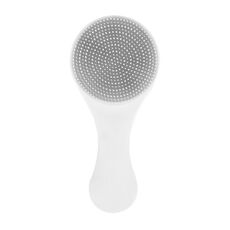 Spazzola per la spazzola multifunzionale della spazzola del massaggio della doccia del silicone con il pettine (grigio)