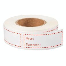 10 Rolls Cibo Cibo Stoccaggio Refrigerato DATA DATA DI SICUREZZA DELLA MARKING Etichetta Adesivo lacrimabile (F-66)
