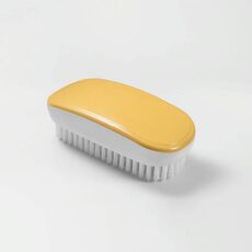 Spazzola per scarpe decontaminazione per capelli morbidi per uso domestico Spazzola per bucato pulizia colorata (gialla)
