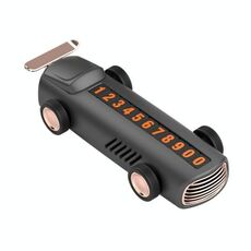 Numero di targa di parcheggio temporaneo per auto con decorazione di profumo per auto multifunzionale con scheda nascosta