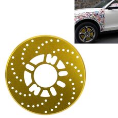 Coperchio decorativo da corsa per freno a disco universale in alluminio per auto da 2 pezzi (oro)