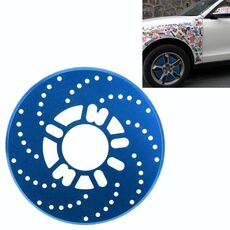 Coperchio decorativo da corsa per freno a disco universale in alluminio per auto da 2 pezzi (blu)