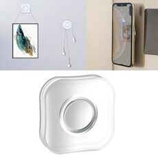 Forma quadrata Multi-funzione Portatile Forte adsorbimento Nano Traceless Sticker Morsetto per cavo Gancio di stoccaggio Staffa per telefono cellulare