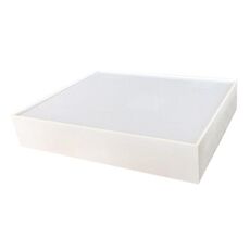 Scatola per scheda lightbox a LED visualizzatore di foto, spina americana (bianca)