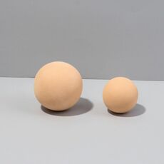 7 cm palla rotonda + 5cm palla rotonda cubo geometrico cubo di colore solido fotografica foto sfondo tavolo tiro schiuma puntelli (colore della carne)