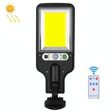 616 Solar Street Light LED Human Body Head Garden Light, Spec: 117 Cob con telecomando