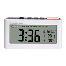 AQ112 Sveglia elettronica LCD con display di temperatura e umidità