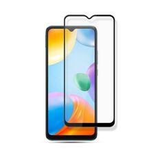 Mocolo pellicola in vetro temperato di seta completa di mocolo per Xiaomi Redmi 10C (nero)