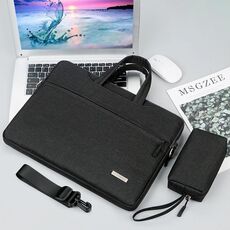 Borsa per laptop per borsetta Borsa interna con spalla/borsa per alimentazione, dimensione: 13,3 pollici (nero)