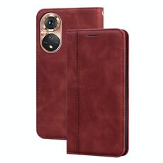 Per Honor X7/Play 30 Plus Custodia per telefono in PU con vibrazione orizzontale magnetica satinata (marrone)