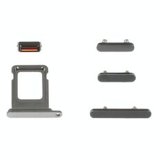 Vassoio scheda SIM + tasti laterali per iPhone 14 Pro (nero)