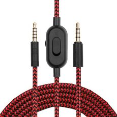 ZS0159 per Logitech G433 / G233 / G Pro / G Pro X 3.5mm maschio a maschio Gaming Auricolare Audio Cavo audio con filo-controllato, Lunghezza cavo: 2m (rosso)