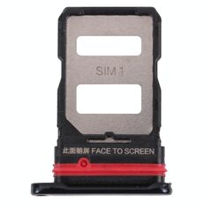 Vassoio della scheda SIM + vassoio della scheda SIM per Xiaomi Mi 11t / 11t Pro 21081111RG (nero)