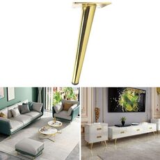 LH-ZT-0001 Cono Rotondo Mobili Mobili Mobili Gambe, Stile: Cono Obliquo Altezza 60 cm (Titanio)