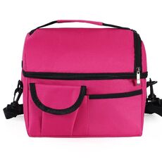 Borsa a doppio isolamento materno sacchetto fresco Bottiglia Bottiglia Borsa Mummia (Rose Red)