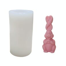 Stampo in silicone ornamentale 3D (Twist Rabbit)