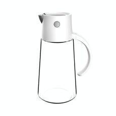 Cucina Apertura automatica e chiusura oliatore a prova di perdite con coperchio, Capacità: 550ml (bianco)