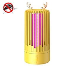 Famiglia PhotoCatalyst Mosquito Killer Interno USB Muto Shock Shock Mosquito Lampada da zanzare (giallo limone)