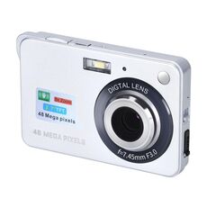 K09 48 milioni di pixel CCD HD Digital Camera Retrò Videocamera autoritratto (Silver)