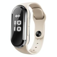 M21  Ultrasonic Mosquito Repellent Bracelet with Step Counter & Clock & Temperature Function(White)