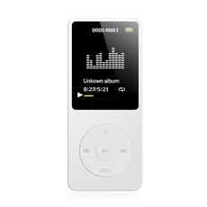 Carta Lettore MP4 Ultra-sottile con schermo (bianco)