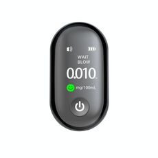 Tester alcolico a schermo TFT Tipo di colpo portatile (nero)