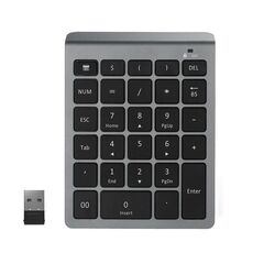 Mini tastiera wireless per laptop BT302 28 tasti, specifiche: 2.4G (grigio)