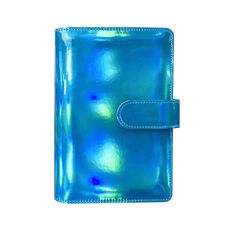 Laser Macaron Notebook a fogli mobili A6 Blocco note Shell senza pagine interne (azzurro)