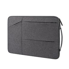 ST02 Borsa per laptop antiurto impermeabile di grande capacità, dimensioni: 15,6 pollici (Deep Sky Grey)