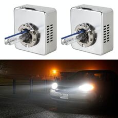 1 paio D5S 8000K DC12V 35W Car HID Xenon Kit lampadina faro (luce bianca)