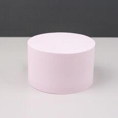 10 x 6 cm Cilindro Cubo Geometrico Tinta Unita Fotografia Sfondo Fotografico Tavolo Ripresa Puntelli in Schiuma (Rosa)