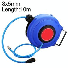 LAIZE Avvolgitubo pneumatico retrattile automatico per tubo pneumatico in PU, specifica: 8x5 mm, 10 m