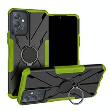 Per Infinix Note 12i Armor Bear Custodia antiurto per PC + TPU con anello (verde)