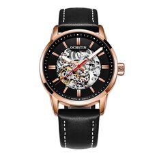 Orologio meccanico da uomo OCHSTIN 62001B Master Series Hollow (oro-nero)