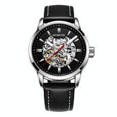 Orologio meccanico da uomo OCHSTIN 62001B Master Series Hollow (argento-nero)