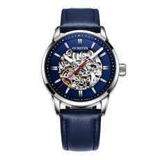 Orologio meccanico da uomo OCHSTIN 62001B Master Series Hollow (blu)