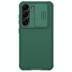 Per Samsung Galaxy S23 + 5G NILLKIN Black Mirror Pro Series Custodia per telefono Camshield (verde)