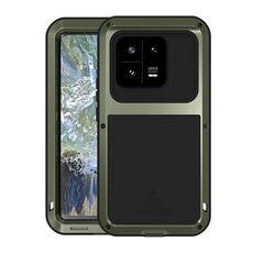 Per Xiaomi 13 Pro LOVE MEI Custodia in metallo antiurto impermeabile antipolvere (verde militare)