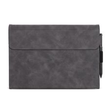 Per Microsoft Surface Pro X Custodia protettiva antiurto all-inclusive in pelle di pecora (grigio)