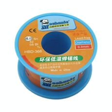 Mechanic HBD-366 40g Tin Solder Wire Lead Free Solder Melt Rosin Core, Model:0.3mm
