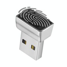 Modulo lettore di impronte digitali USB TRU7 per Windows 8/10/11 Hello (grigio argento)