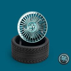 KD195 Modifica galvanica Ventilatore a ruota retrò piccolo ventilatore (blu)