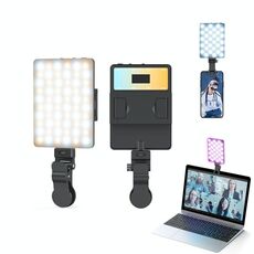V11 Cool & Warm With Screen 5W Luce di riempimento del telefono cellulare Luce tascabile per trasmissione in diretta