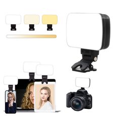 Illuminazione ricaricabile per videoconferenza BL01 con regolazione continua della temperatura a tre colori