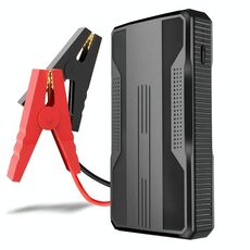 R23 Car Emergency Start Power Bank di grande capacità con luce a LED (nero)