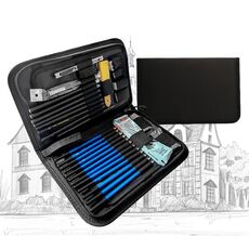 Kit da disegno per studenti d'arte con set di matite colorate da 40 pezzi