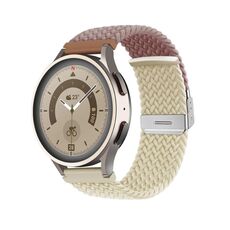 Cinturino per orologio in nylon intrecciato con fibbia da 20 mm (Smokey Purple Starlight)