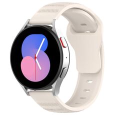 Cinturino di ricambio in silicone con motivo a punti universali da 20 mm (colore Starlight)