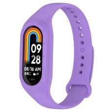 Per cinturino di ricambio in silicone integrato Xiaomi Mi Band 8 (viola)
