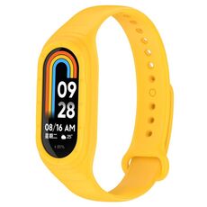 Per cinturino di ricambio in silicone integrato Xiaomi Mi Band 8 (giallo)